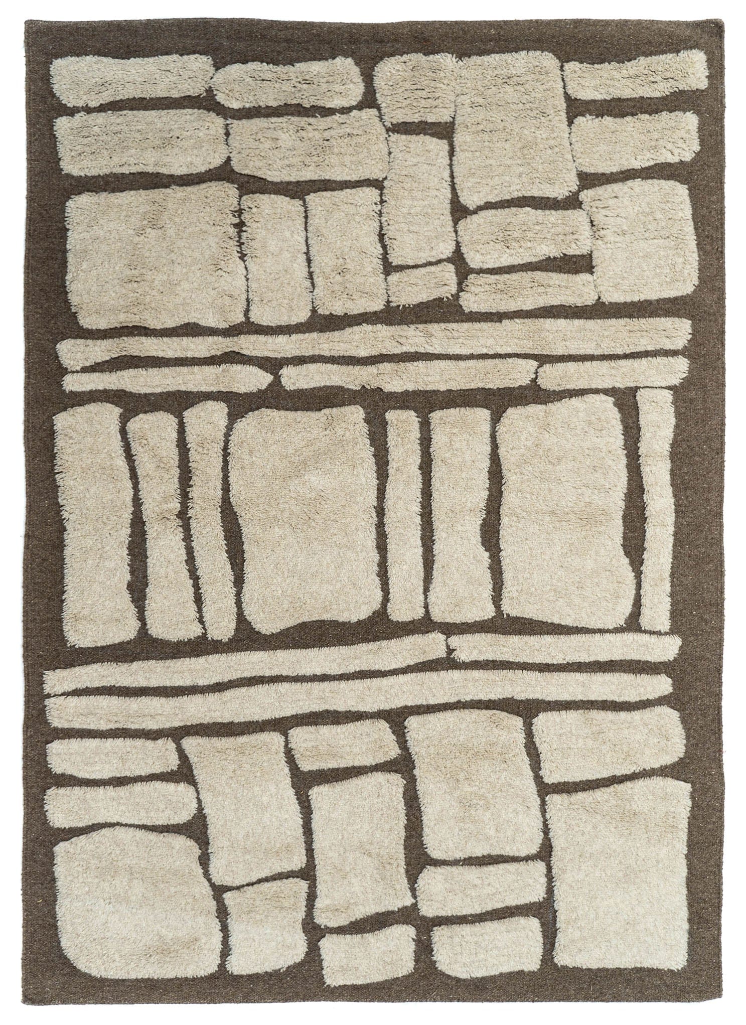 Burnt Sienna Hand-Tufted Wool Rug