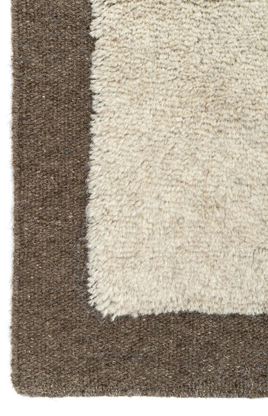 Burnt Sienna Hand-Tufted Wool Rug