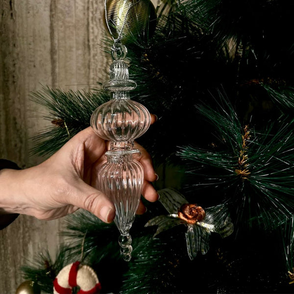 Christmas Glass Ornaments | Set Of 6