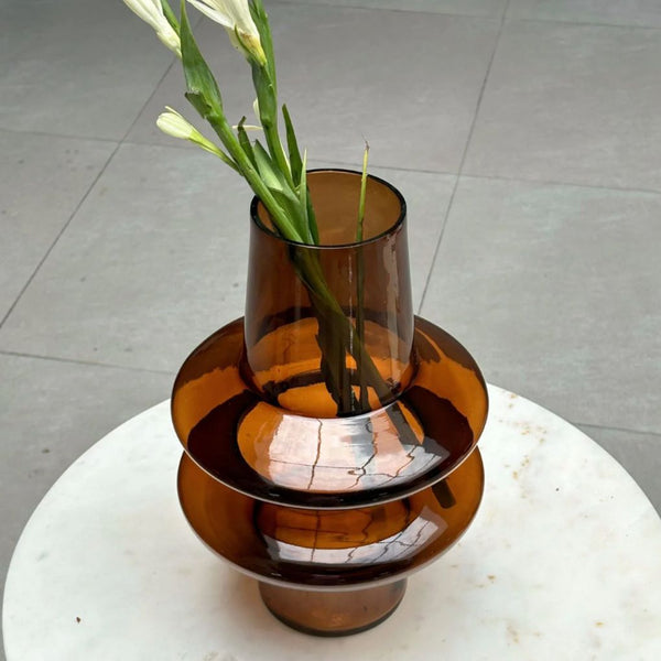 Ripple Glass Vase | Colours Available