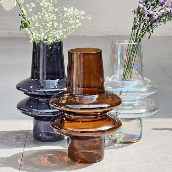 Ripple Glass Vase | Colours Available