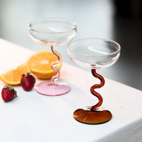 Swirl Cocktail Glass