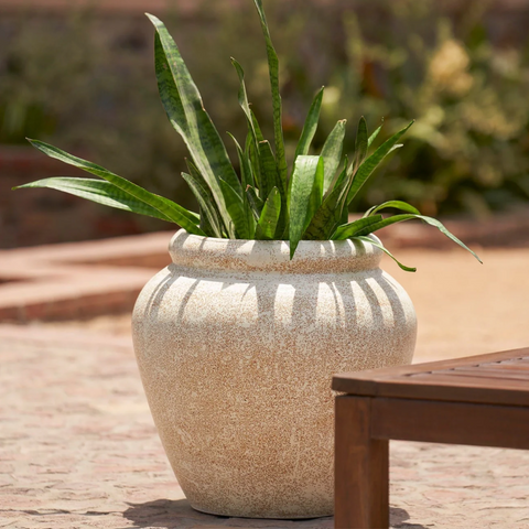 NEW IN - Rustic Tuscan Planter | Beige