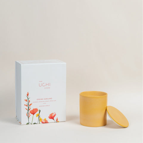 Spring Garland Candle | Gardenia, Oud