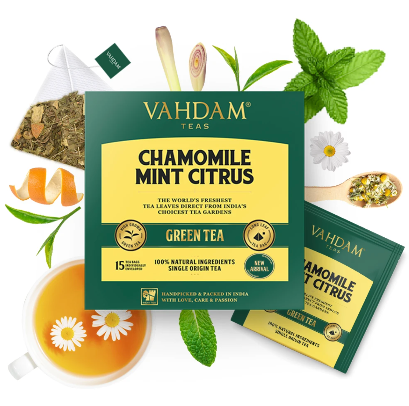 Tea Treasure Chamomile Green Tea Buy Tea Treasure Chamomile Green Tea  Online at Best Price in India  Nykaa